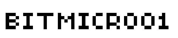 BitMicro01 è un programma per computer(BitMicro01字体下载)