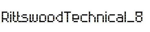 ريتسوود Technical_8 字体 下载(RittswoodTechnical_8字体下载)