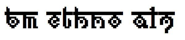 BM عرقية A17 字体(BM ethno A17字体)