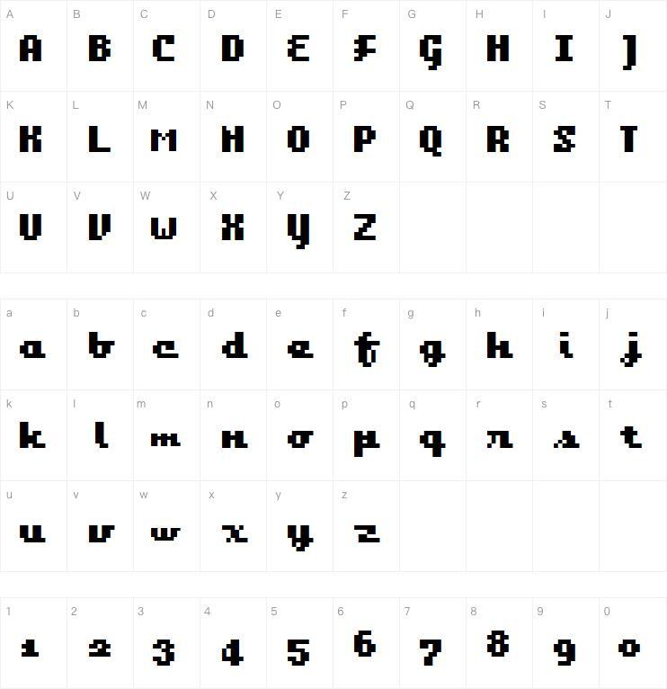 班加羅爾字體下載字符圖