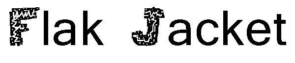 Giubbotto antiproiettile字体(Flak Jacket字体)