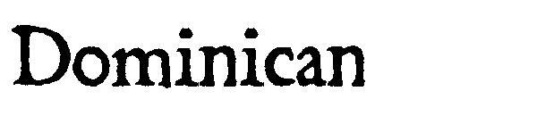 โดมินิกัน字体(Dominican字体)