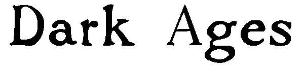 Dunkles Zeitalter 字体(Dark Ages字体)