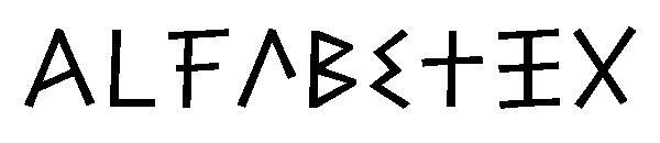 الفابيتكس 字体(Alfabetix字体)