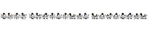 โมโนแกรมคริสต์มาสน่ารัก字体(Cute Christmas Monogram字体)