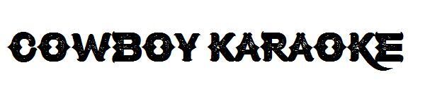 Ковбой Караоке字体(Cowboy Karaoke字体)