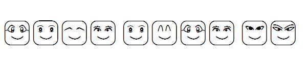Кубическое лицо ST字体(Cube Face ST字体)