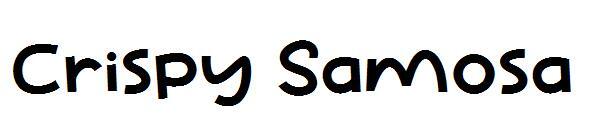 ซาโมซ่าทอดกรอบ字体(Crispy Samosa字体)