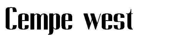 Cempe barat字体(Cempe west字体)