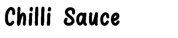 칠리 소스(Chilli Sauce字体)