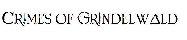 อาชญากรรมของกรินเดลวัลด์字体(Crimes of Grindelwald字体)