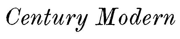 Secolul modern字体(Century Modern字体)