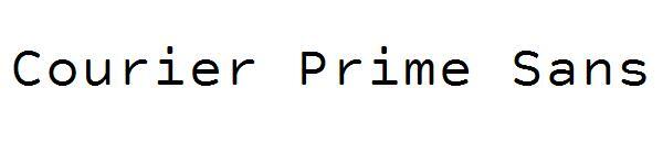 Courier Prime Sans 字体(Courier Prime Sans字体)