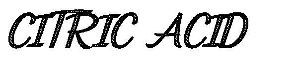 구연산 문자체(CITRIC ACID字体)