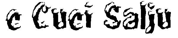 c Cuci Salju 字體(c Cuci Salju字体)