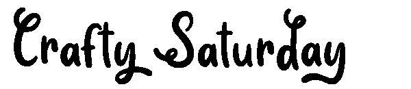 Hari Sabtu yang licik(Crafty Saturday字体)