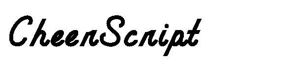 CheerScript 字体(CheerScript字体)