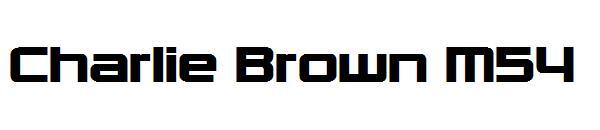 查理布朗 M54字体(Charlie Brown M54字体)