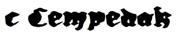 ค เซมเปดัก字体(c Cempedak字体)