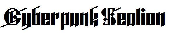 Cyber​​ punk Sealion字体(Cyberpunk Sealion字体)