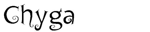 Chyga字体
