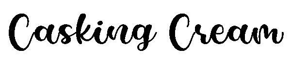 캐스킹 크림(Casking Cream字体)