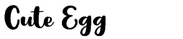 ไข่น่ารัก字体(Cute Egg字体)