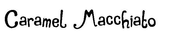 카라멜 마끼아또(Caramel Macchiato字体)