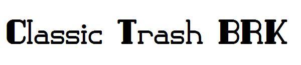 經典垃圾 BRK 字體(Classic Trash BRK字体)