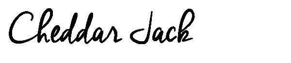 جاك شيدر 字体(Cheddar Jack字体)