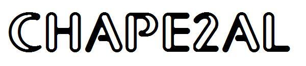 CHAPE2AL문자체(CHAPE2AL字体)