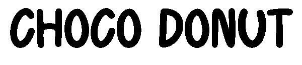 شوكو دونات 字体(CHOCO DONUT字体)