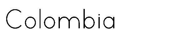 Колумбия字体(Colombia字体)