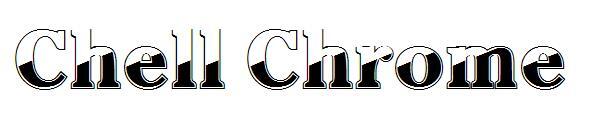 チェルクローム字体(Chell Chrome字体)