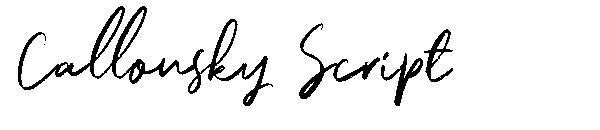 Callonsky Script(Callonsky Script字体)