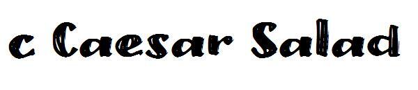 ซีซีซาร์สลัด字体(c Caesar Salad字体)