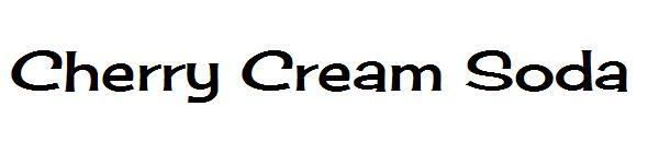صودا كريمة الكرز 字体(Cherry Cream Soda字体)