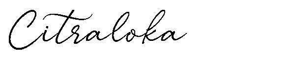 السترالوكا 字体(Citraloka字体)