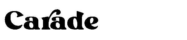 Carade문자체(Carade字体)