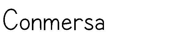 كونميرسا 字体(Conmersa字体)