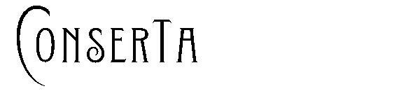 音樂會字體(Conserta字体)