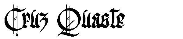 ครูซ ควอสต์字体(Cruz Quaste字体)