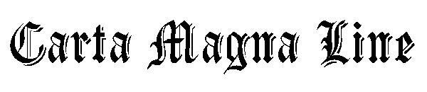 Линия Carta Magna 字体(Carta Magna Line字体)