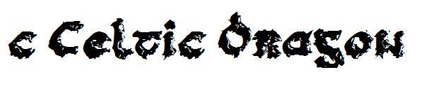 c Drago celtico字体(c Celtic Dragon字体)