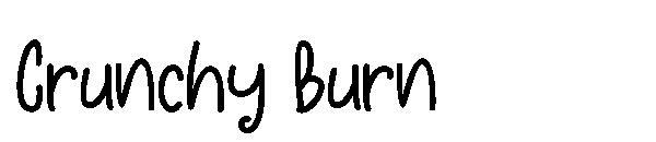 Хрустящий ожог 字体(Crunchy Burn字体)