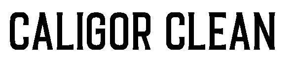 كاليجور كلين 字体(Caligor Clean字体)