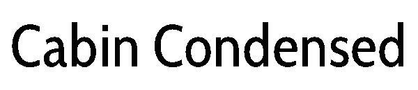 Cabin Condensed글자체(Cabin Condensed字体)