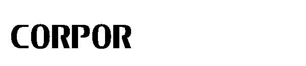 CORPOR体字(CORPOR字体)