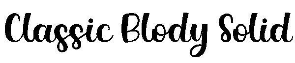 كلاسيك بلودي سوليد 字体(Classic Blody Solid字体)