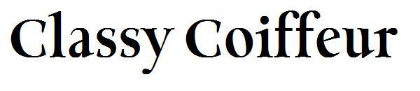 Coiffeur ที่ดีงาม字体(Classy Coiffeur字体)